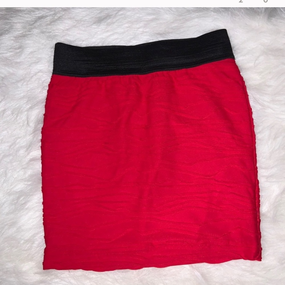 Red mini skirt (ON HOLD)